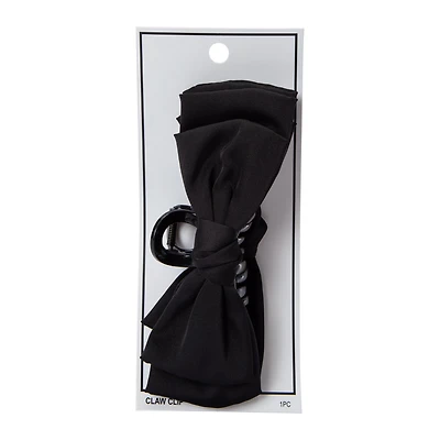 Satin Bow Claw Clip