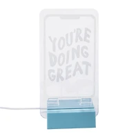 Illuminated Phone Stand 3.35in x 6.57in