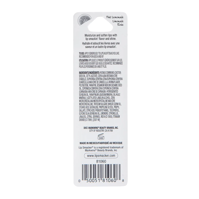 Lip Smacker® Lip Balm 0.14oz - Pink Lemonade