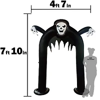 7ft Inflatable Grim Arch Halloween Decor