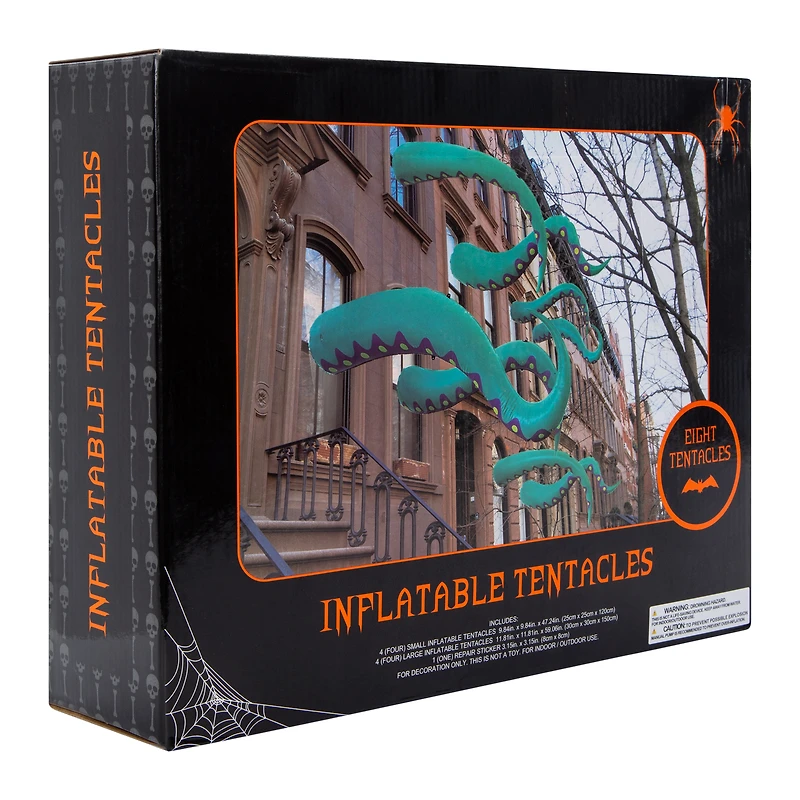 Inflatable Tentacles Halloween Decor 8-Count