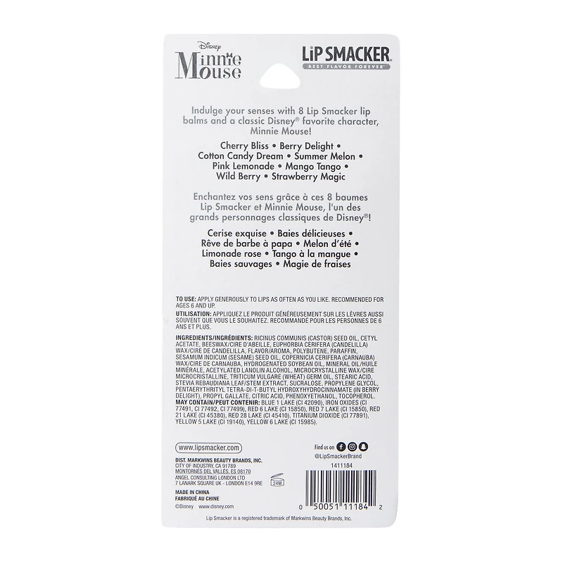 Lip Smacker® x Disney Minnie Mouse Lip Balm Set 8-Count