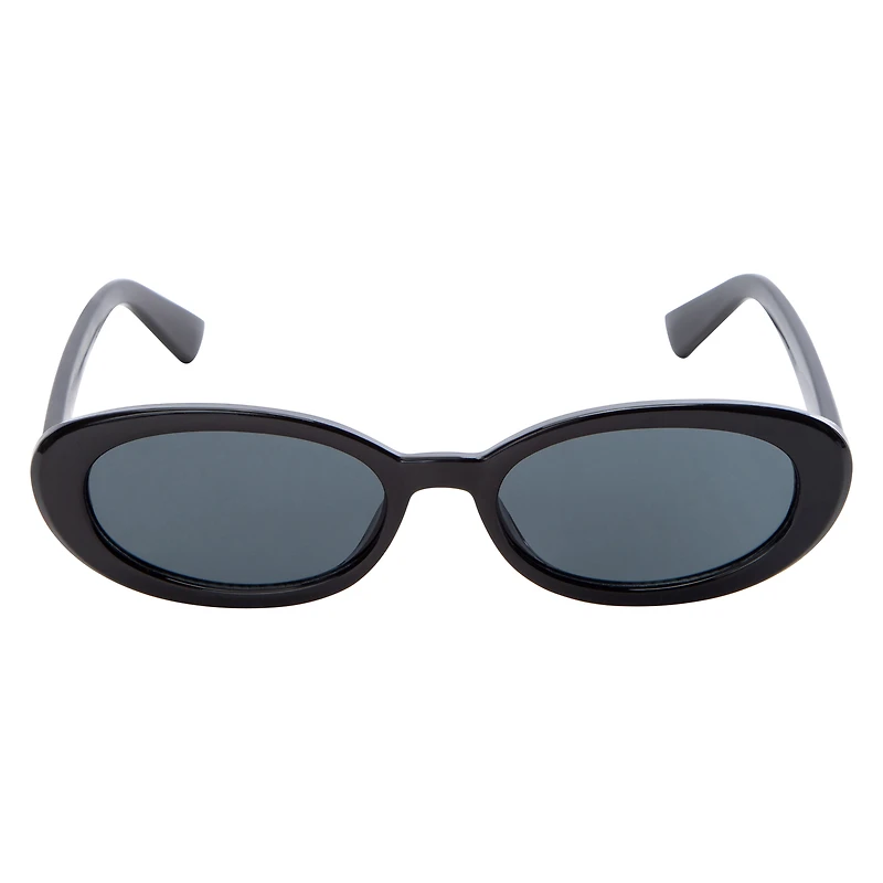 Ladies Plastic Oval Sunglasses
