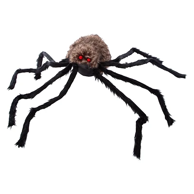 Jumbo Fur Spider Halloween Decor