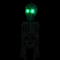 Mini Neon Skeleton With Light-Up Eyes 10in