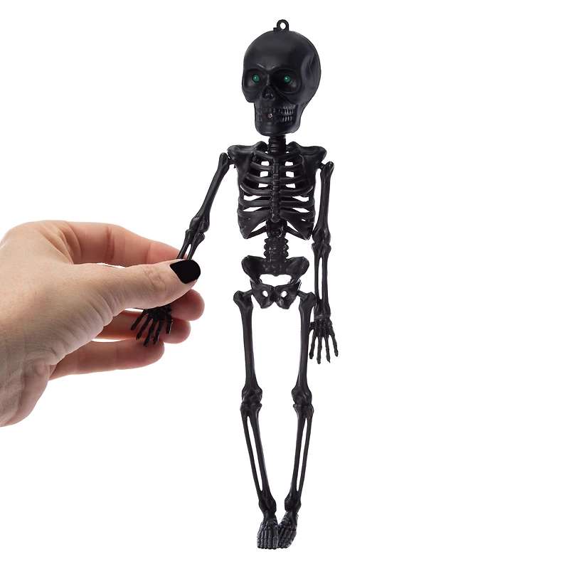 Mini Neon Skeleton With Light-Up Eyes 10in