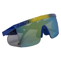 Mens Lightning Bolt Shield Sunglasses