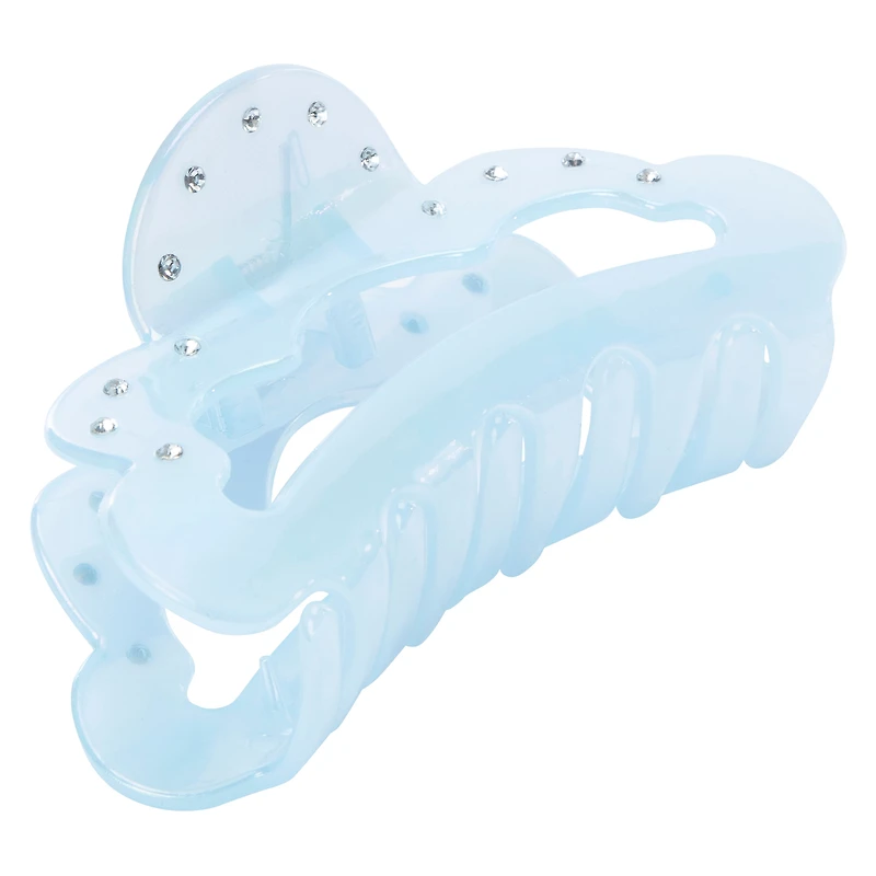 Rhinestone Cloud Claw Clip 4in x 2.28in