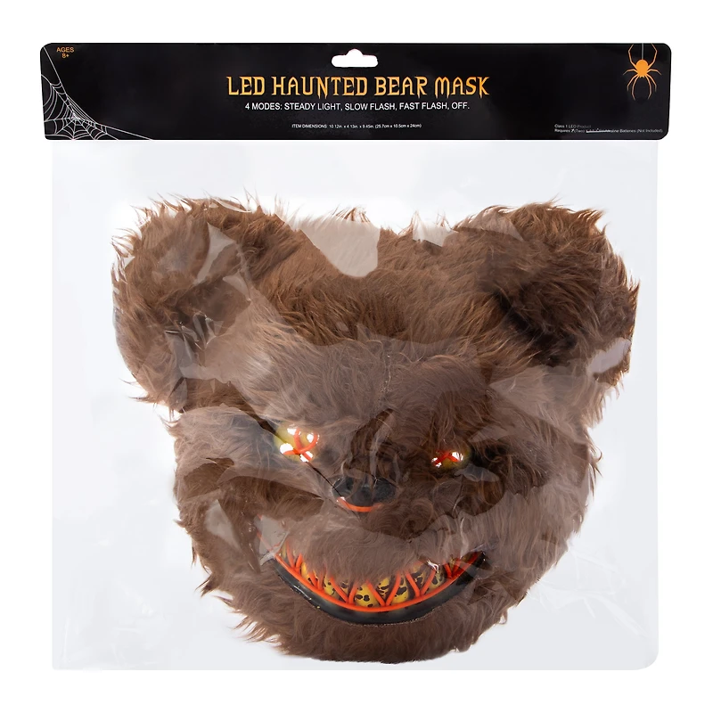 LED Haunted Animal Mask Halloween Costume