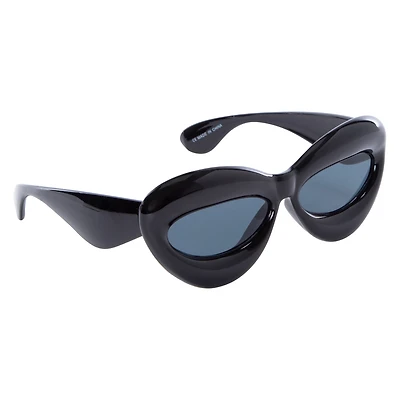 Ladies Plastic Bubble Cat-Eye Sunglasses