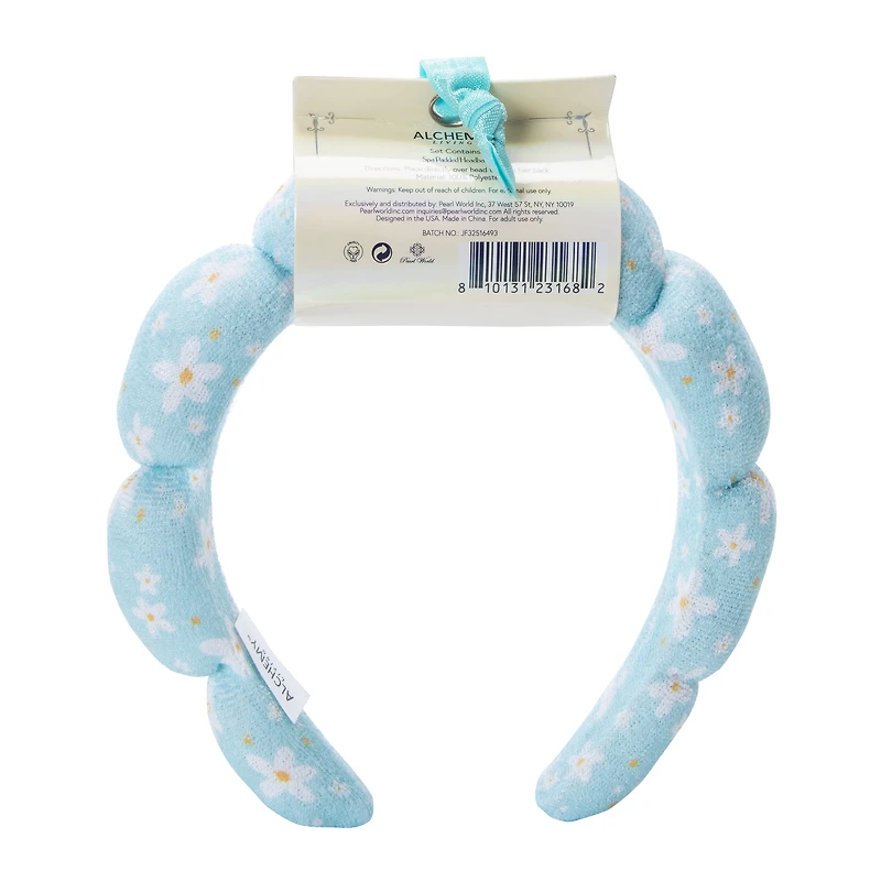 Alchemy Living™ Floral Spa Padded Headband
