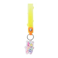 Wristlet with Confetti-Filled Charm