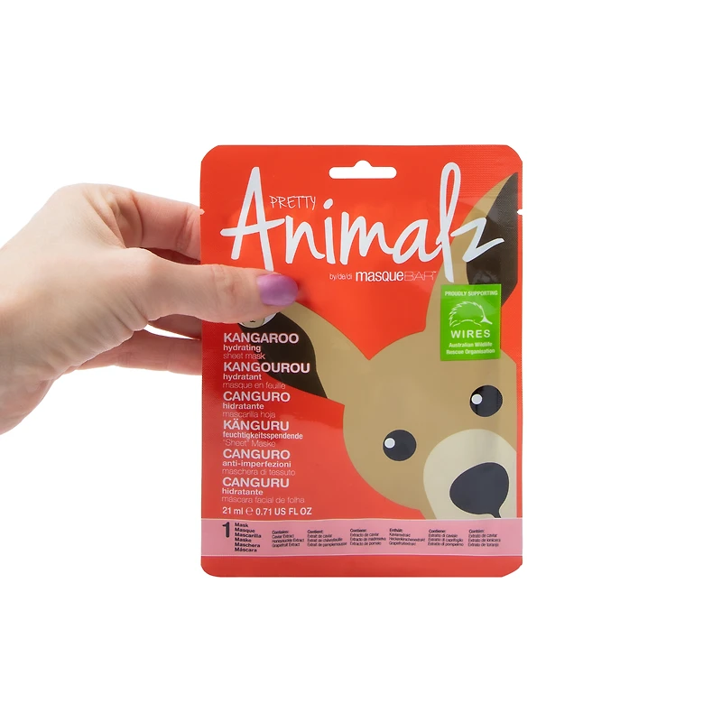Masque Bar™ Pretty Animals Kangaroo Purifying Sheet Mask