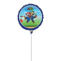 Character Pre-Inflated Party Stick Balloon 9in