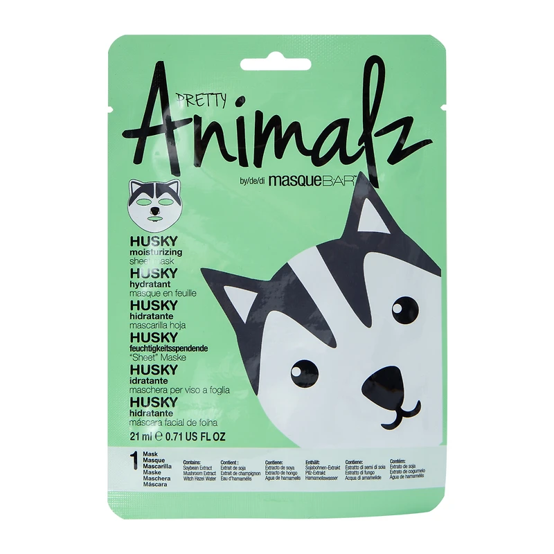 Masque BAR™ Pretty Animalz Husky Moisturizing Sheet Mask 0.71oz