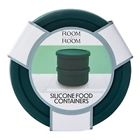 2-Count Round Silicone Food Containers  5.7in x 2.7in