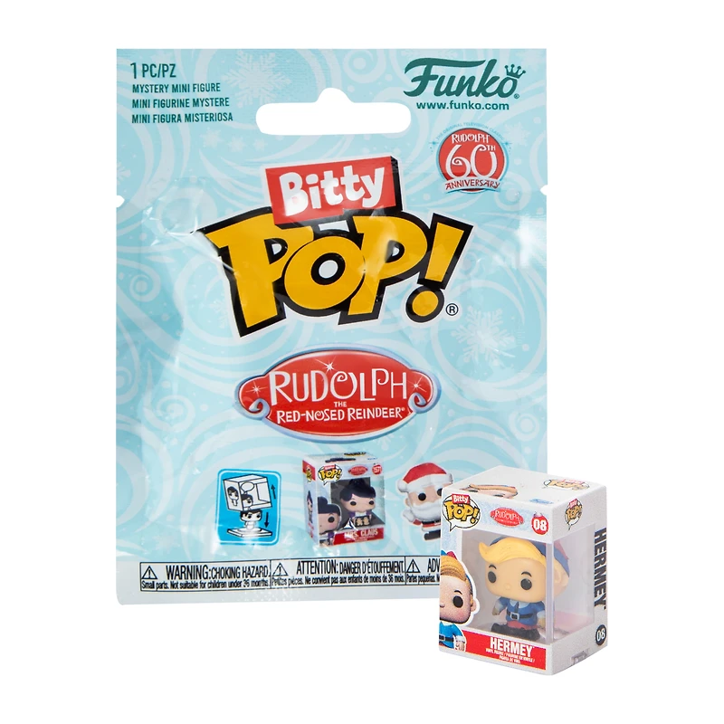 Funko Bitty Pop!® Rudolph The Red Nosed Reindeer Mystery Mini Figure (Styles May Vary)
