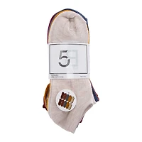 Ladies Assorted Textured Low-Cut Socks 10-Pack