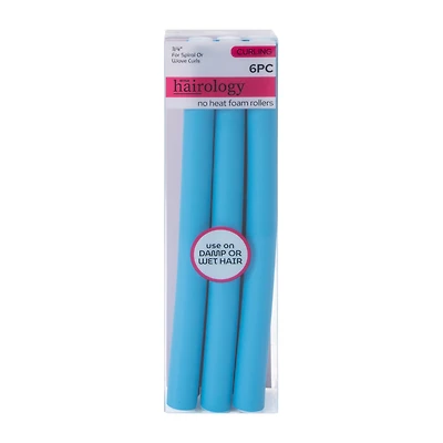 3/4in No Heat Foam Rollers 6-Pack