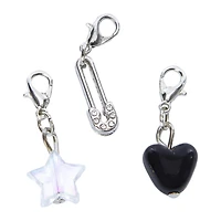 Novelty Removable Jewelry Charms 3-Count