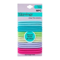 Clasp-Free Elastics 18-Count - Thick Hair