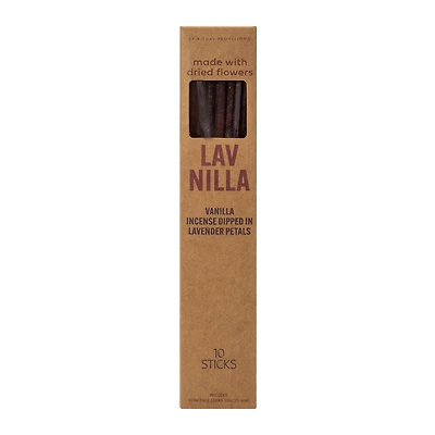 Spiritual Provisions® Dried Flower & Herb-Dipped Incense Sticks 10-Count