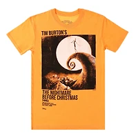Tim Burton's Disney The Nightmare Before Christmas Orange Graphic Tee