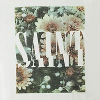 'Saint' Floral Graphic Tee