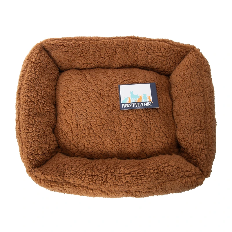 Pawsitively Fun! Sherpa Dog Bed