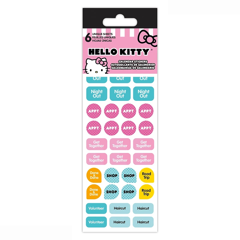 Calendar Stickers 6-Sheets