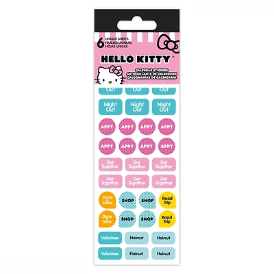 Calendar Stickers 6-Sheets