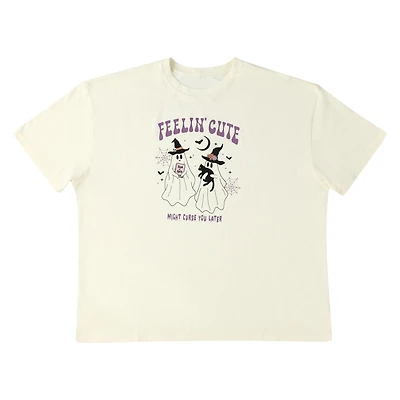 'Feelin Cute Might Curse You Later' Graphic Tee