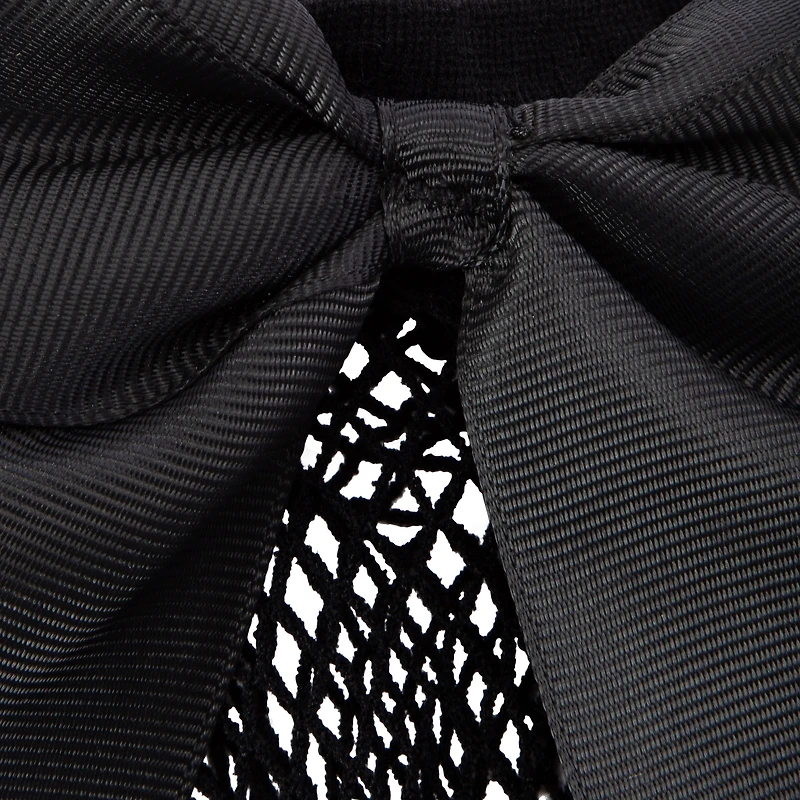 Ladies Bow Fishnet Anklet Socks
