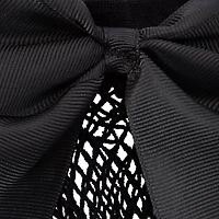 Ladies Bow Fishnet Anklet Socks