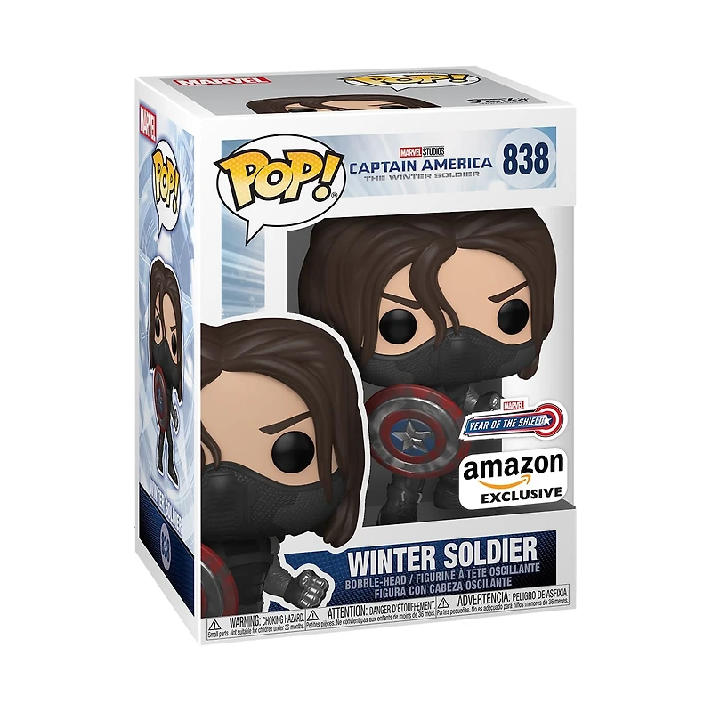 Funko Pop! Marvel Captain America Winter Soldier Bobble-Head