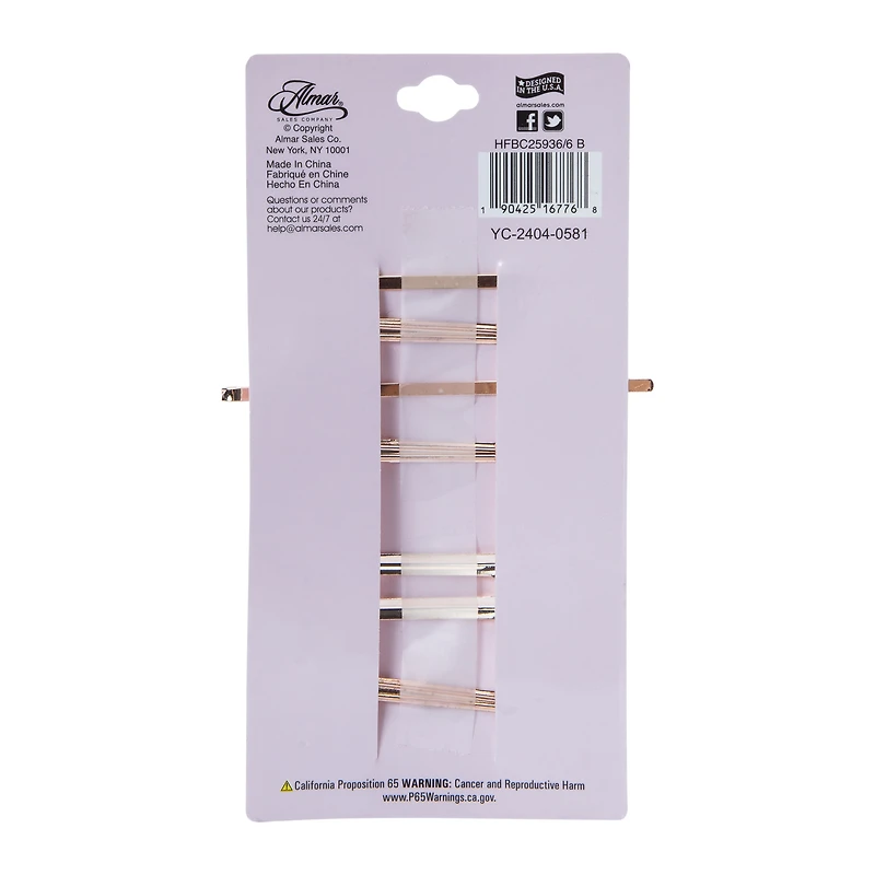 Assorted Fashion Jewelry Hair Clips 8-Count