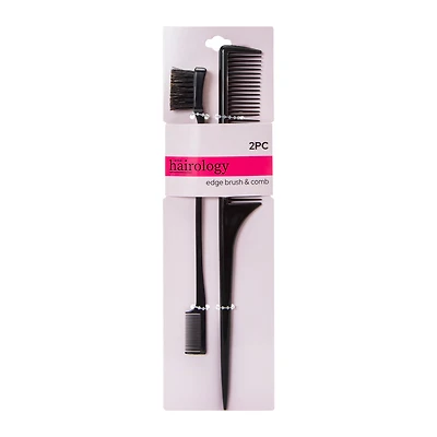 Edge Brush & Comb Set 2-Piece