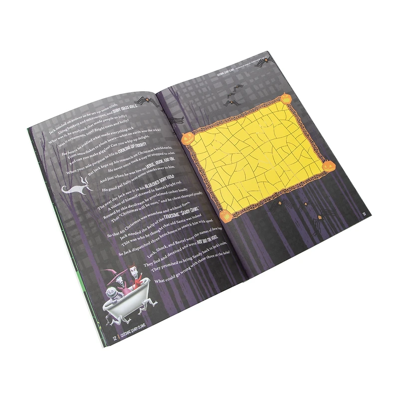 Disney Tim Burton's The Nightmare Before Christmas Sticker Art Puzzles Book