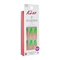 Kiss® Sculpted Neon Extra Long Press-On Nails