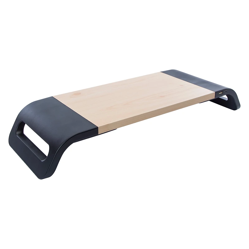 Desktop Computer Monitor Stand With Charging Ports 21in x 7.6in