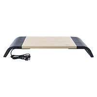 Desktop Computer Monitor Stand With Charging Ports 21in x 7.6in