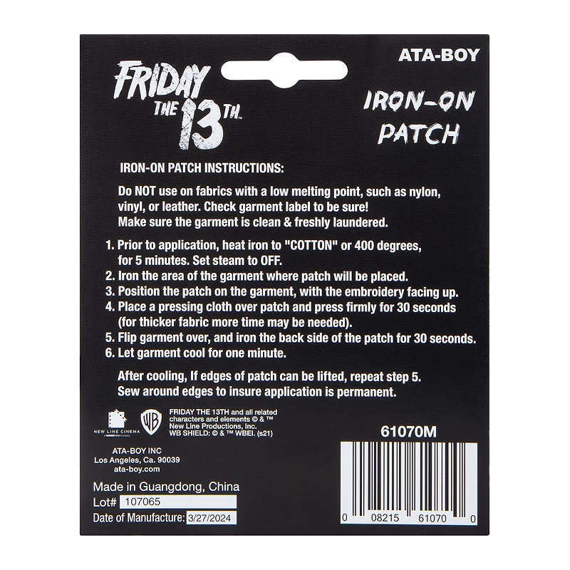 Halloween Iron-On Patch