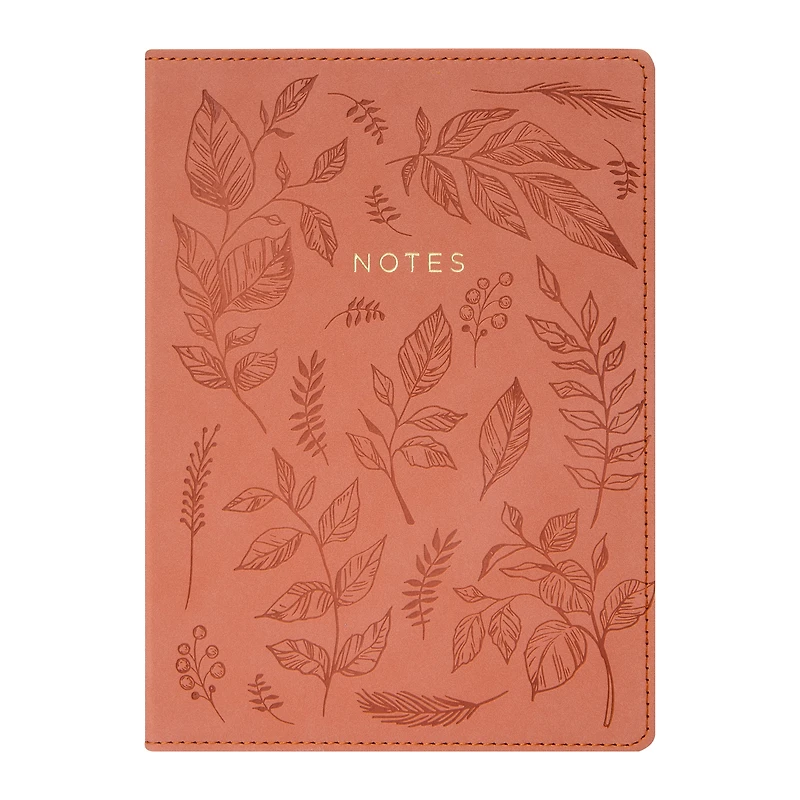 Embossed Suede Journal 6in x 8in