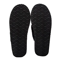 Ladies Faux Fur-Lined Platform Mule Slippers