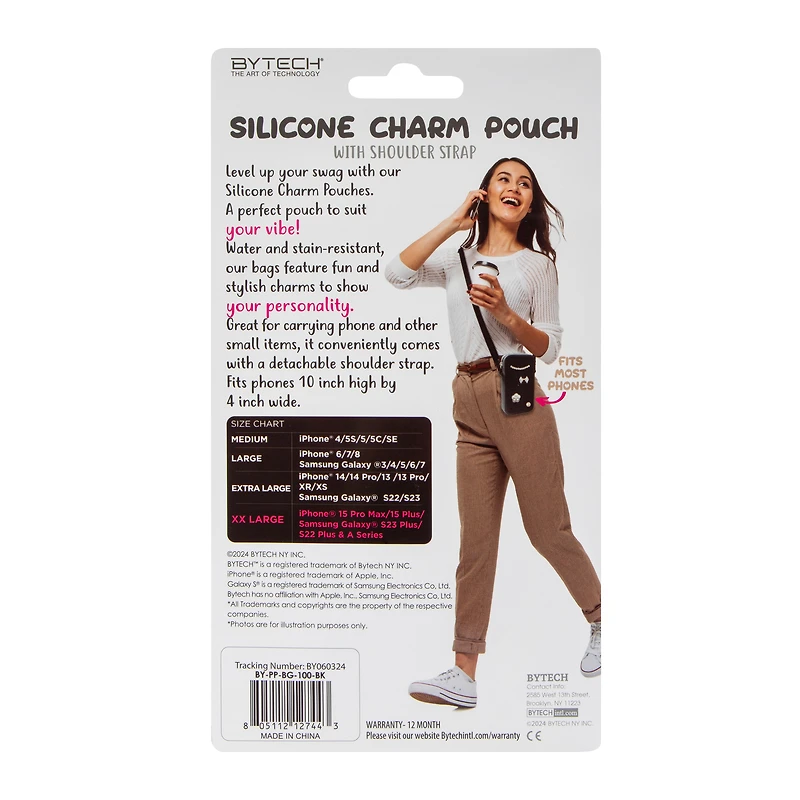 Pop Ins Silicone Phone Pouch With Strap - XXL