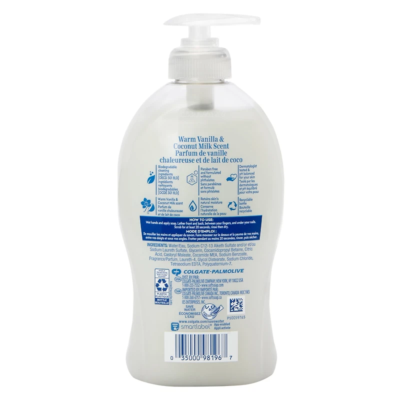 Softsoap® Moisturizing Hand Soap 11.25oz - Warm Vanilla & Coconut Milk