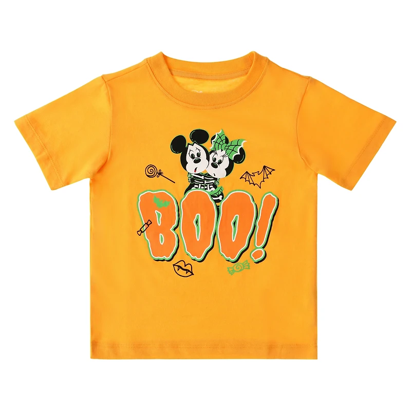 Disney Minnie & Mickey Mouse 'Boo!' Kid's Halloween Graphic Tee