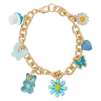 Multi-Charm Chain Bracelet