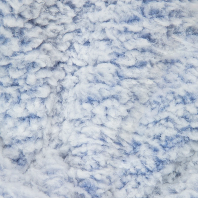 Luxe Collection Marled Sherpa Throw Blanket 50in x 60in