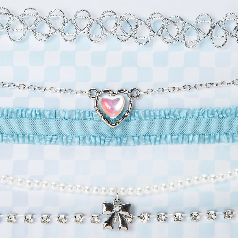 Multi-Pack Choker Necklaces 5-Count